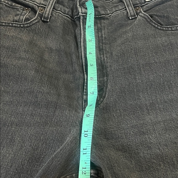 Abercrombie & Fitch-the 90s straight ultra high rise- curve love black Jeans - Picture 5 of 7